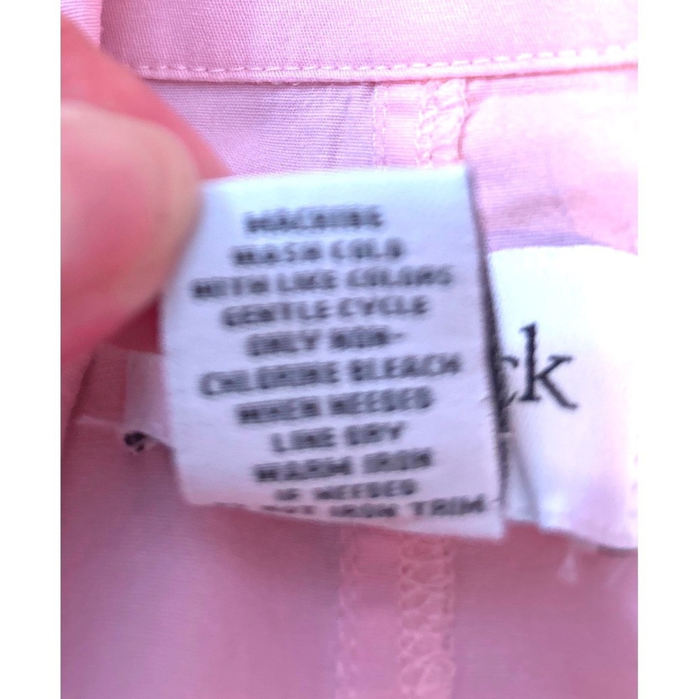 Peck & Peck Pink Denim Jacket Sz M Floral Lace Embroidered Stretch Cotton - Picture 12 of 12